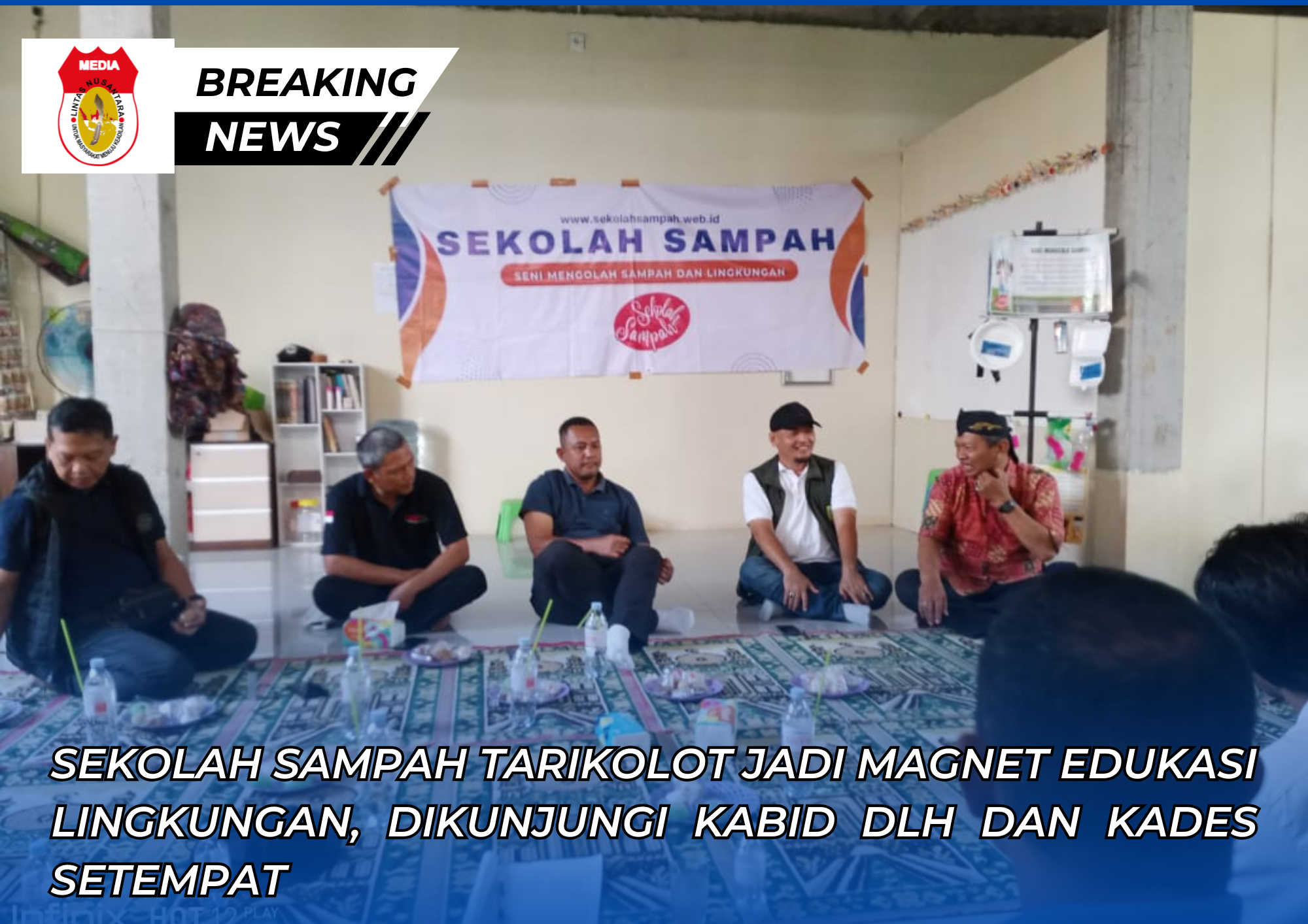 Sekolah Sampah Tarikolot Jadi Magnet Edukasi Lingkungan, Dikunjungi Kabid DLH dan Kades Setempat